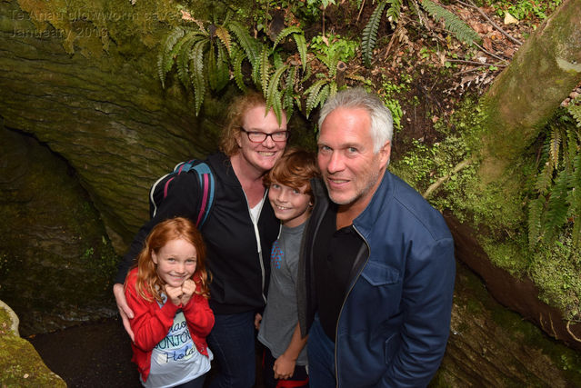 ...in the Te Anau glowworm caves!
