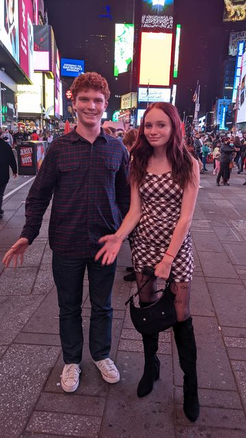 jazz hands in Times Square!
