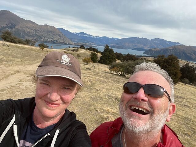 Josie & Roy sharing a laugh...
