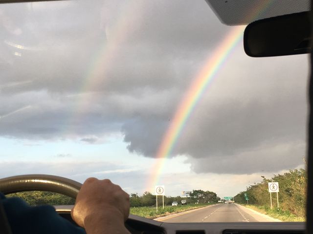 between Uxmal & Merida
