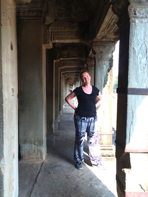 Josie @ Angkor Wat
