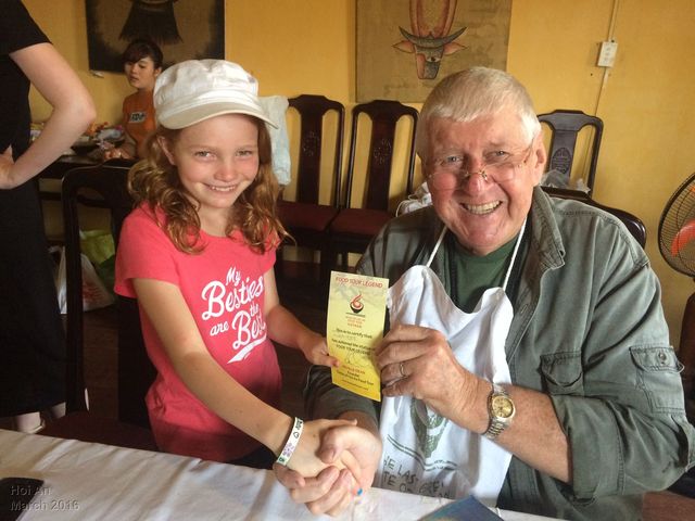 Juliette w/ Neville from The Last Great Taste of Hoi An
