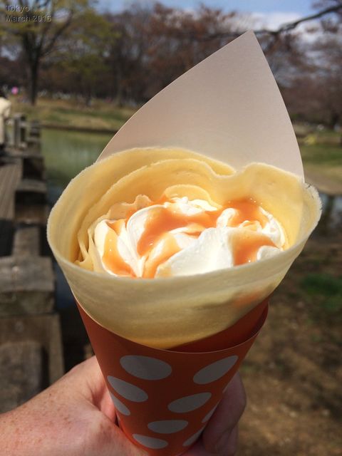 snacks in Yoyogi Park, Tokyo
